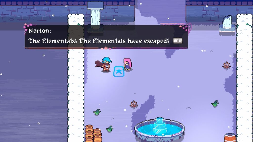 Norton: "The Elementals! The Elementals have escaped!"