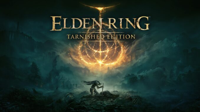 Artwork und Logo zur Elden Ring Tarnished Edition