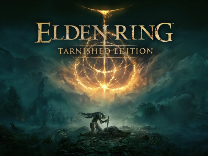 Artwork und Logo zur Elden Ring Tarnished Edition
