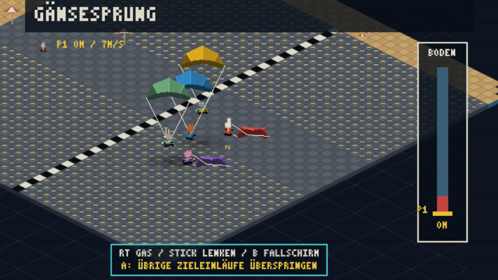 Der Gänsesprung Modus in SG Racing