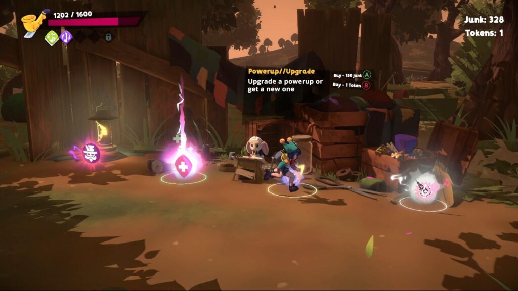 Screenshot aus Alpha Nomos: Darstellung des Shops