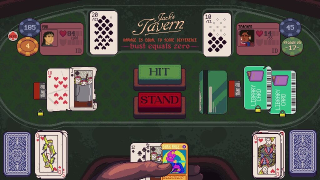 Screenshot aus Dungeons & Degenerate Gamblers