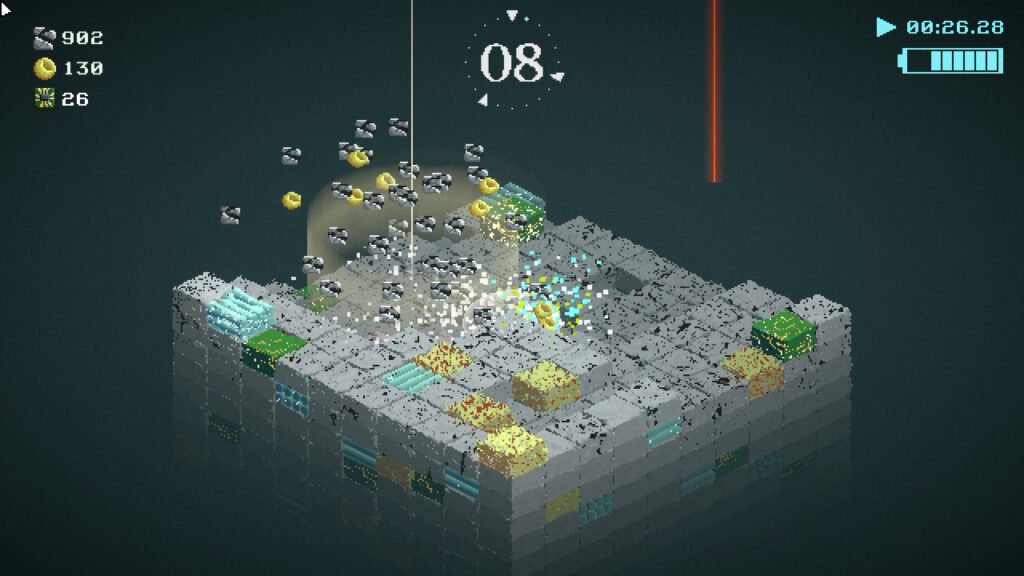 Screenshot zum Abbau in The Last Cat in the Universe.