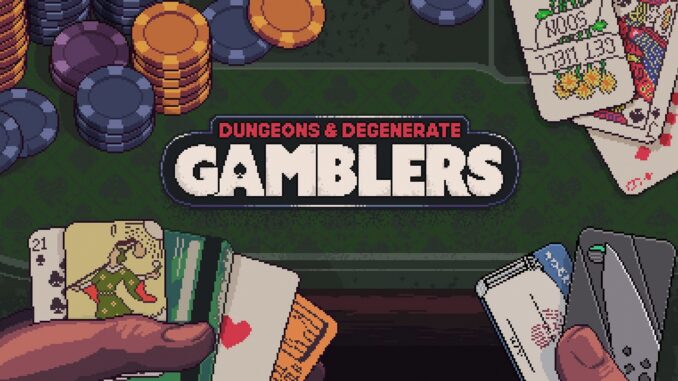 Artwork und Logo zu Dungeons & Degenerate Gamblers