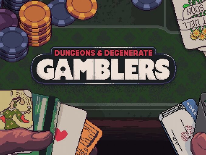 Artwork und Logo zu Dungeons & Degenerate Gamblers
